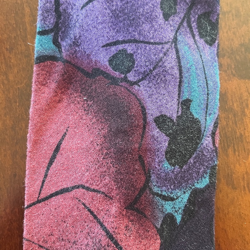 Multicolor Floral Men's Tie - Picture 3 of 3